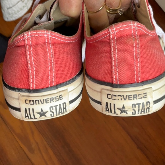 Converse Red Chuck Taylor All-Star Sneakers - Picture 6 of 9